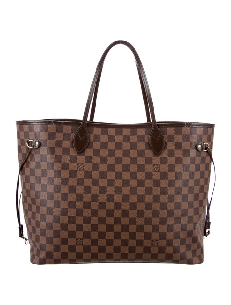 authentic louis vuitton neverfull gm damier ebene|louis vuitton damier ebene satchel.